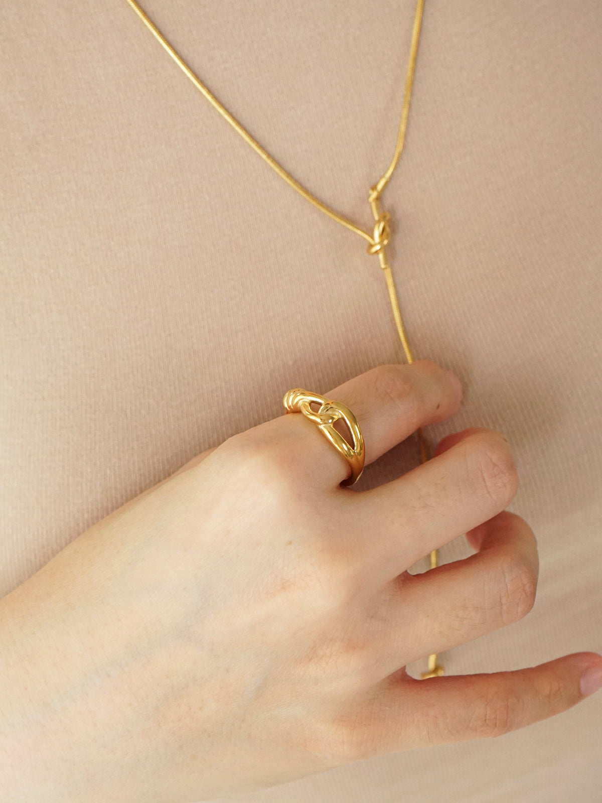 Nataly Knot Open Ring