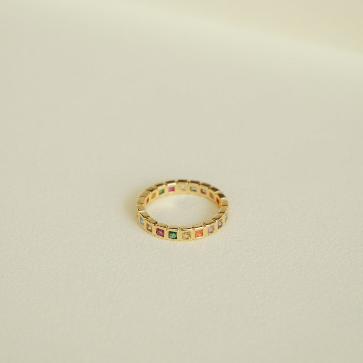 Wednesday Rainbow Adjustable Ring