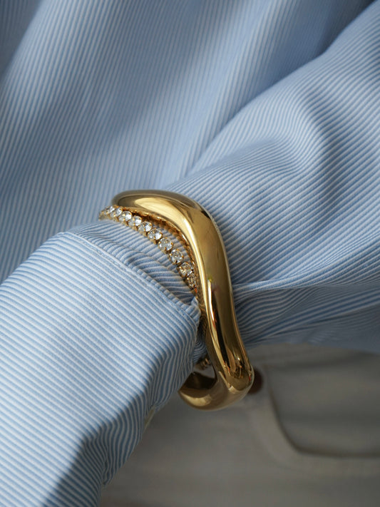 Tennis Bracelet Bold (Gold)