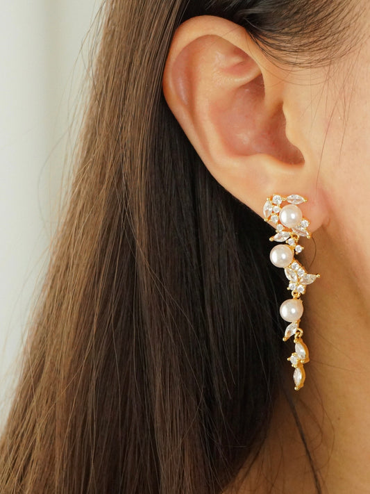 Kaiya Pearl Drop Earrings
