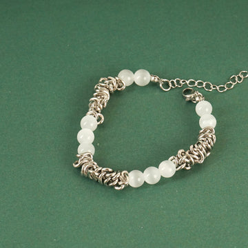 Vance Twisted Chain Beaded Bracelet