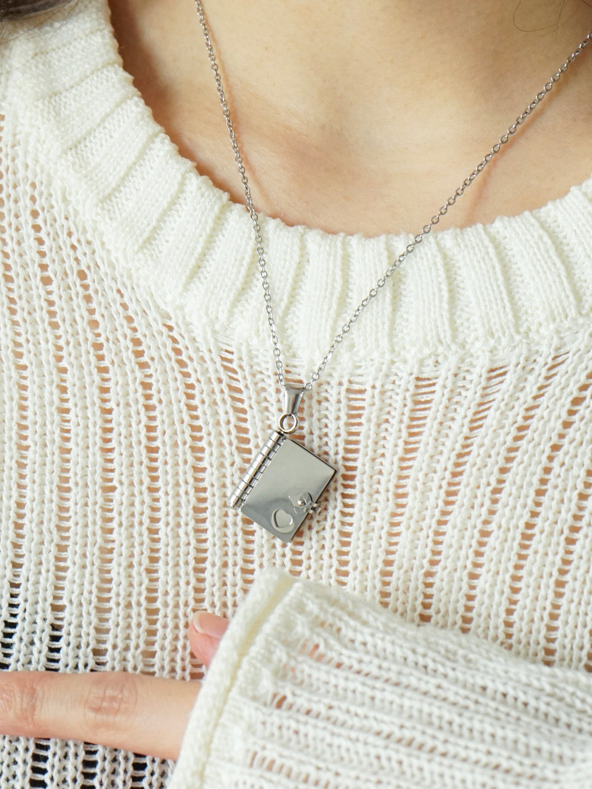 The Beloved Chapter Necklace (Silver)