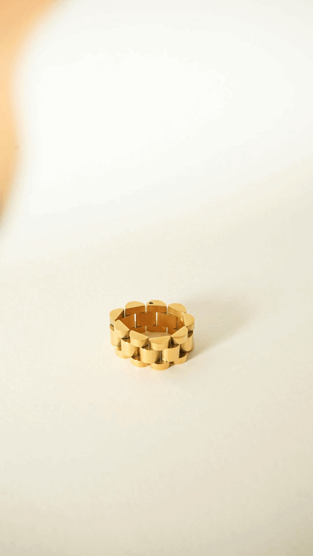 Tate Chain Link Ring (Gold)