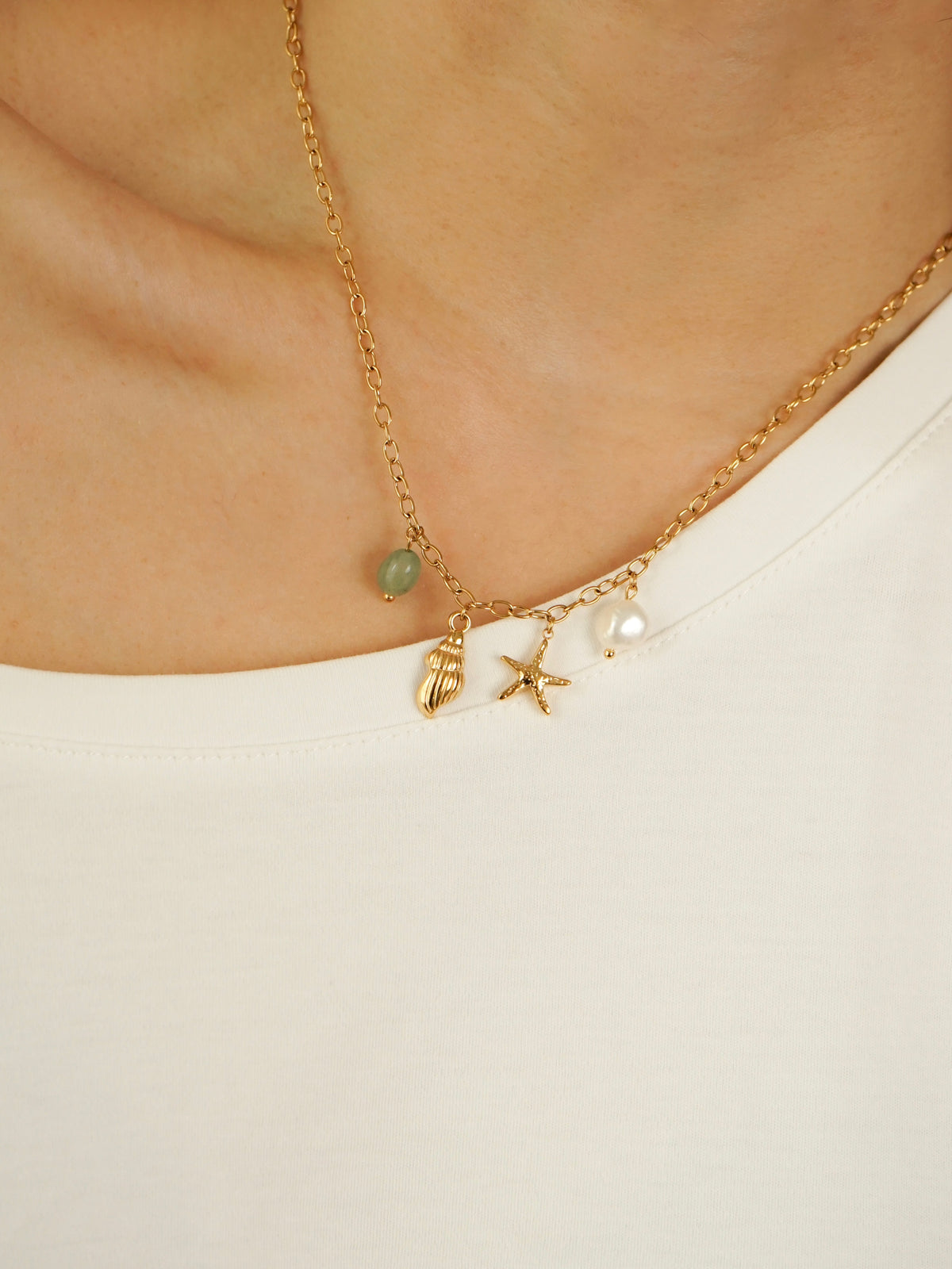 Vivien Ocean Charm Necklace