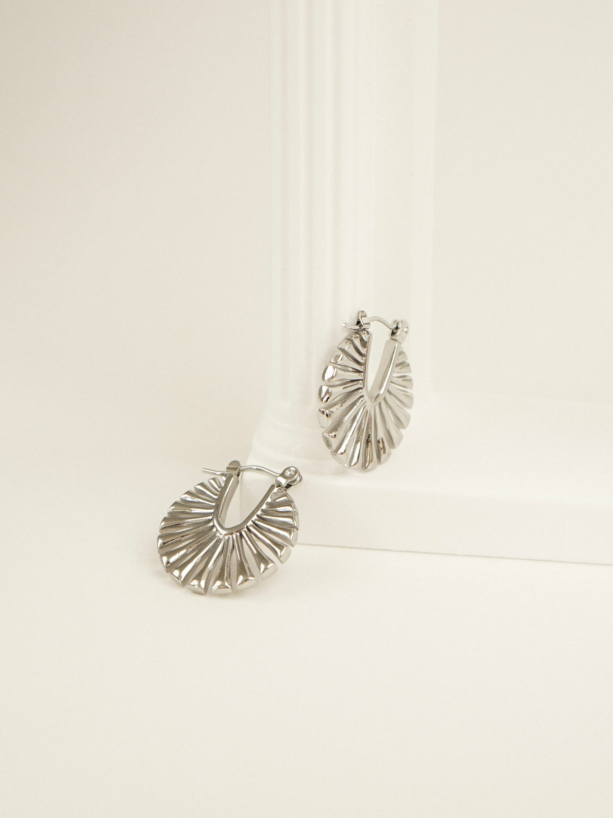 Paisleigh Sunburst Earrings (Silver)