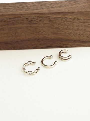 Alanna Ear Cuff Set (Silver)