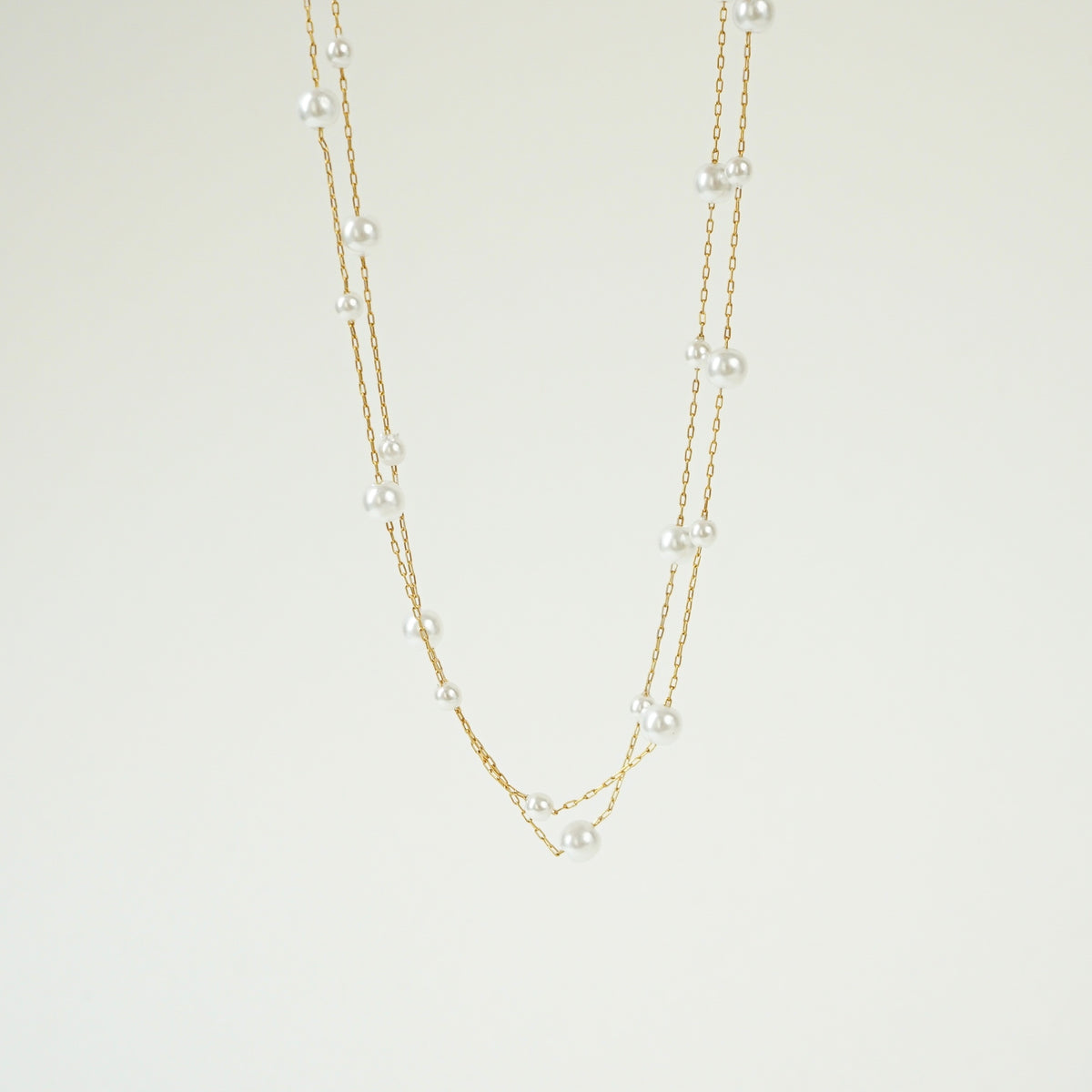 Iva Pearl Layered Necklace