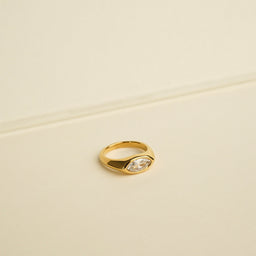 Harlem Marquise Ring (White)