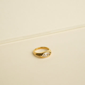 Harlem Marquise Ring (White)