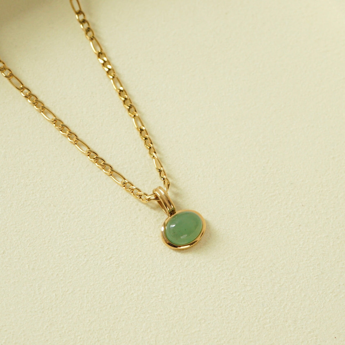 Lyra Aventurine Figaro Necklace