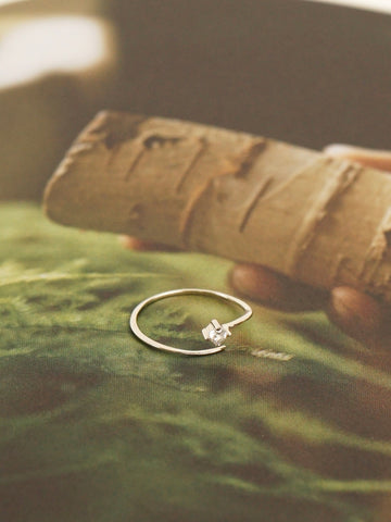 Darla Meteor Thin Ring (Silver)