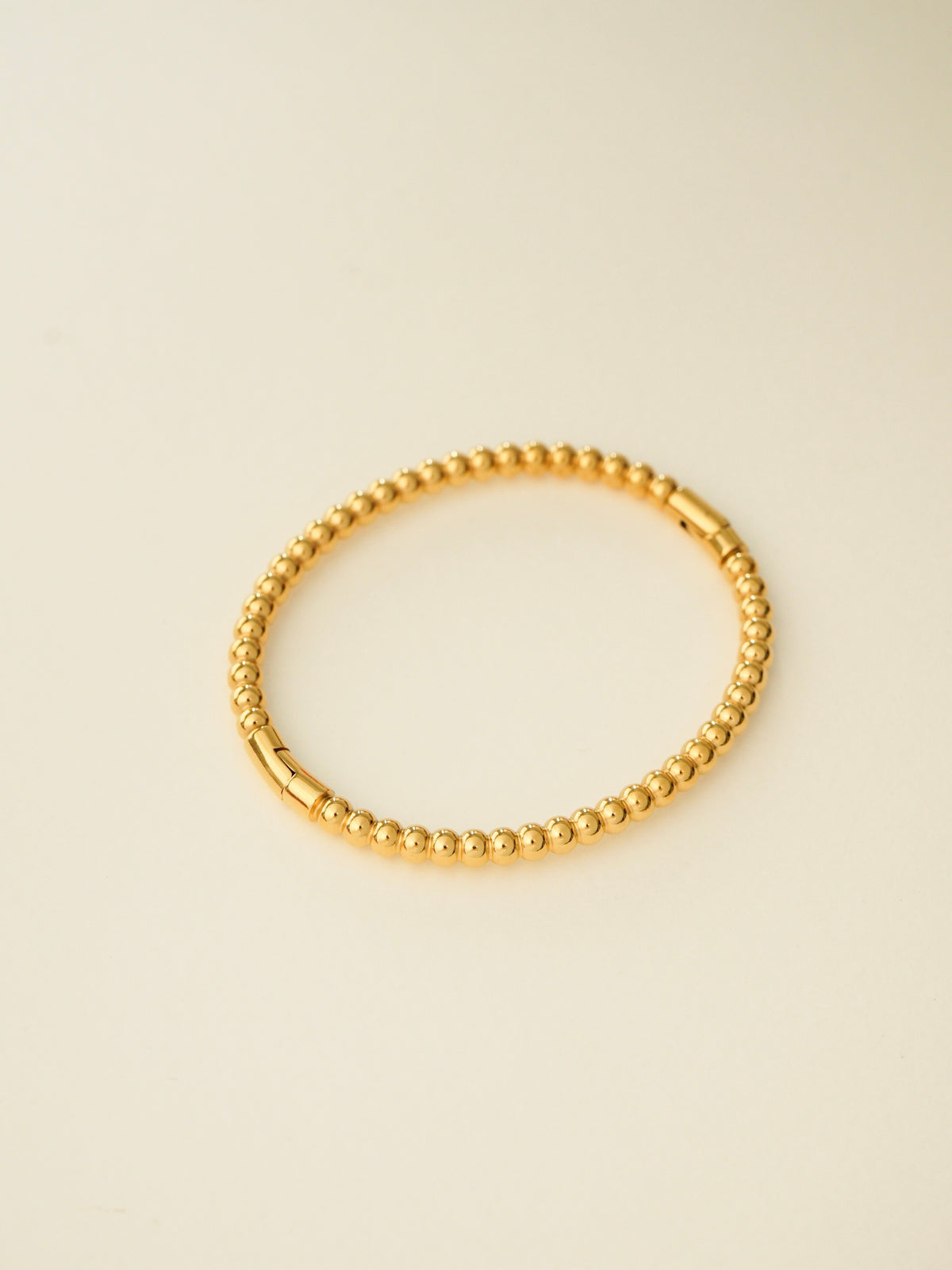 Belle Beaded Bangle (Gold)