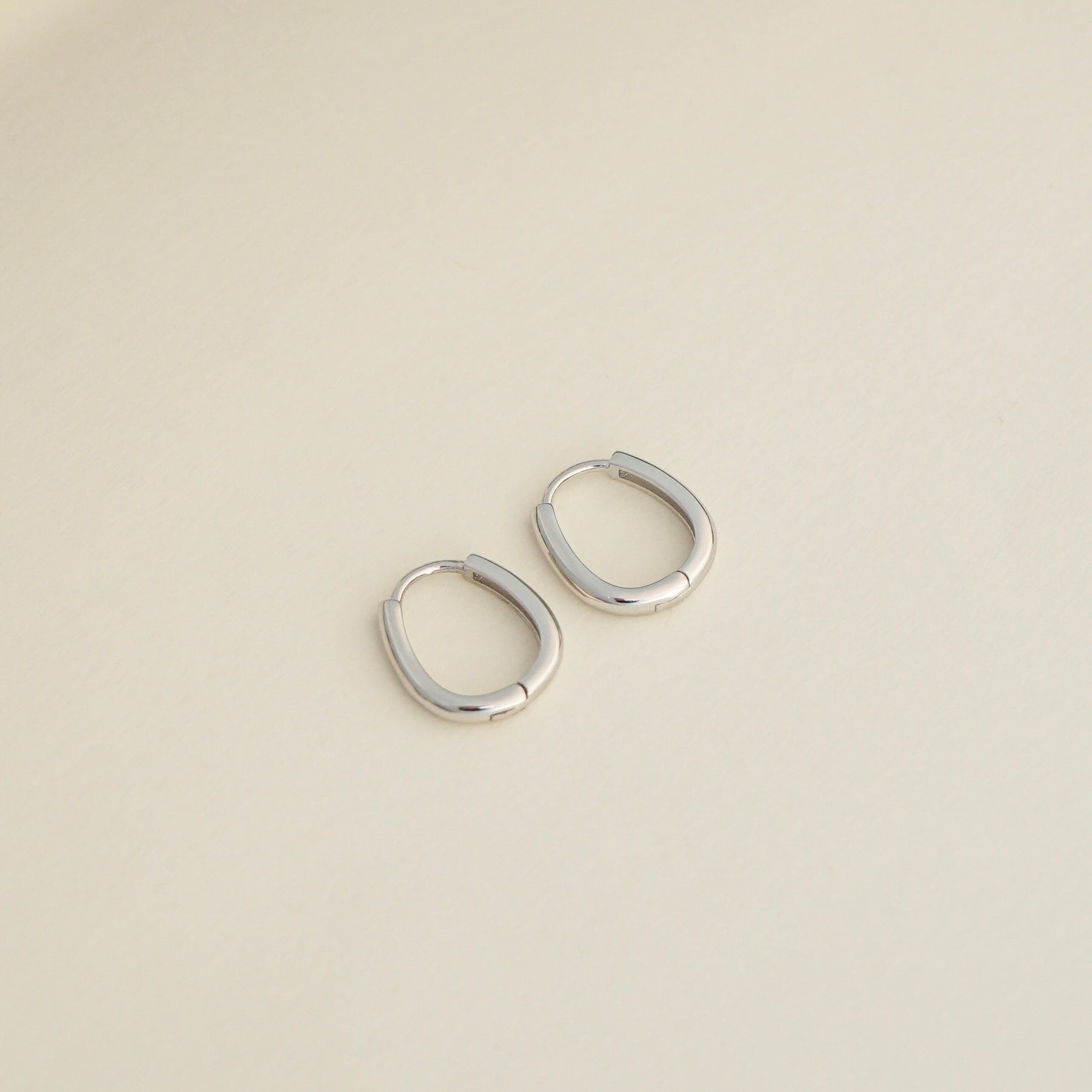 Wendy Huggie Earrings (Silver)
