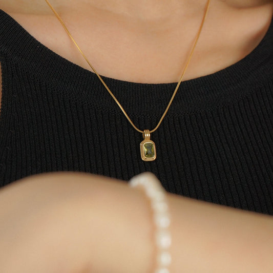 Aitana Emerald Necklace