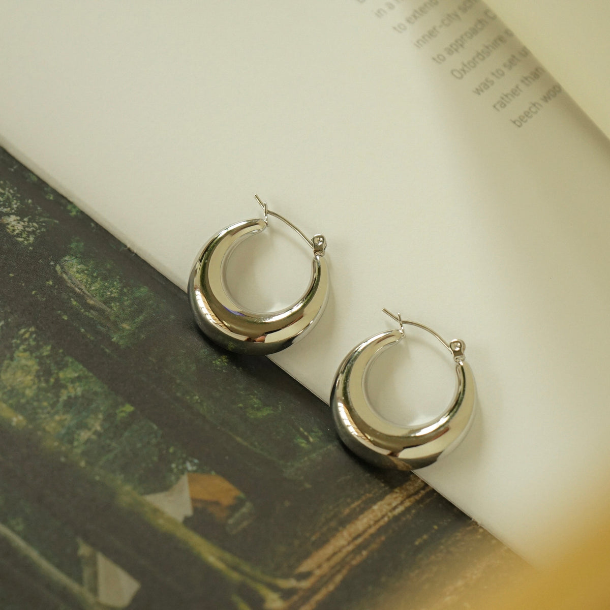 Honesty Hoop Earrings (Silver)