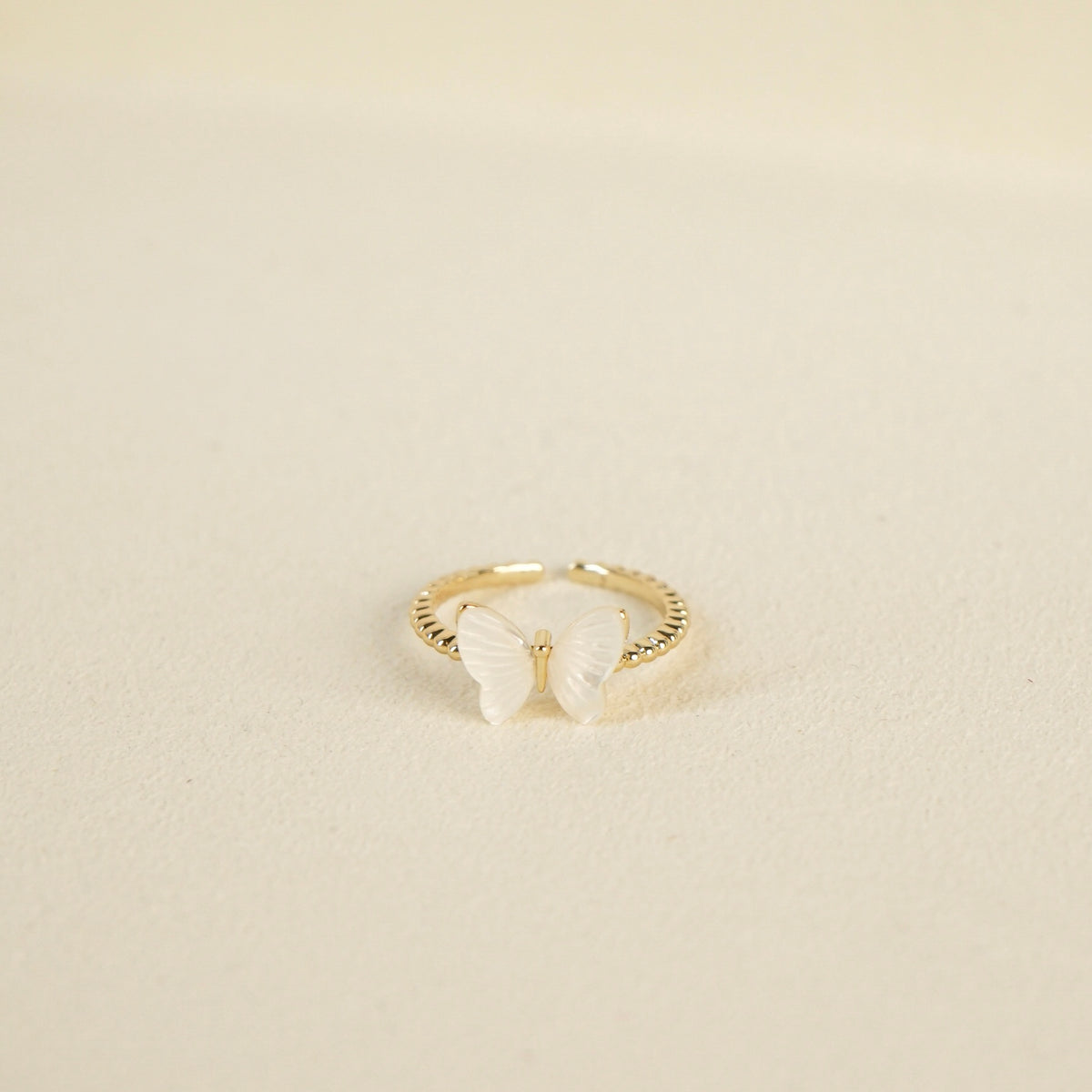 Xyra Butterfly Adjustable Ring