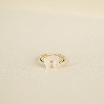 Xyra Butterfly Adjustable Ring