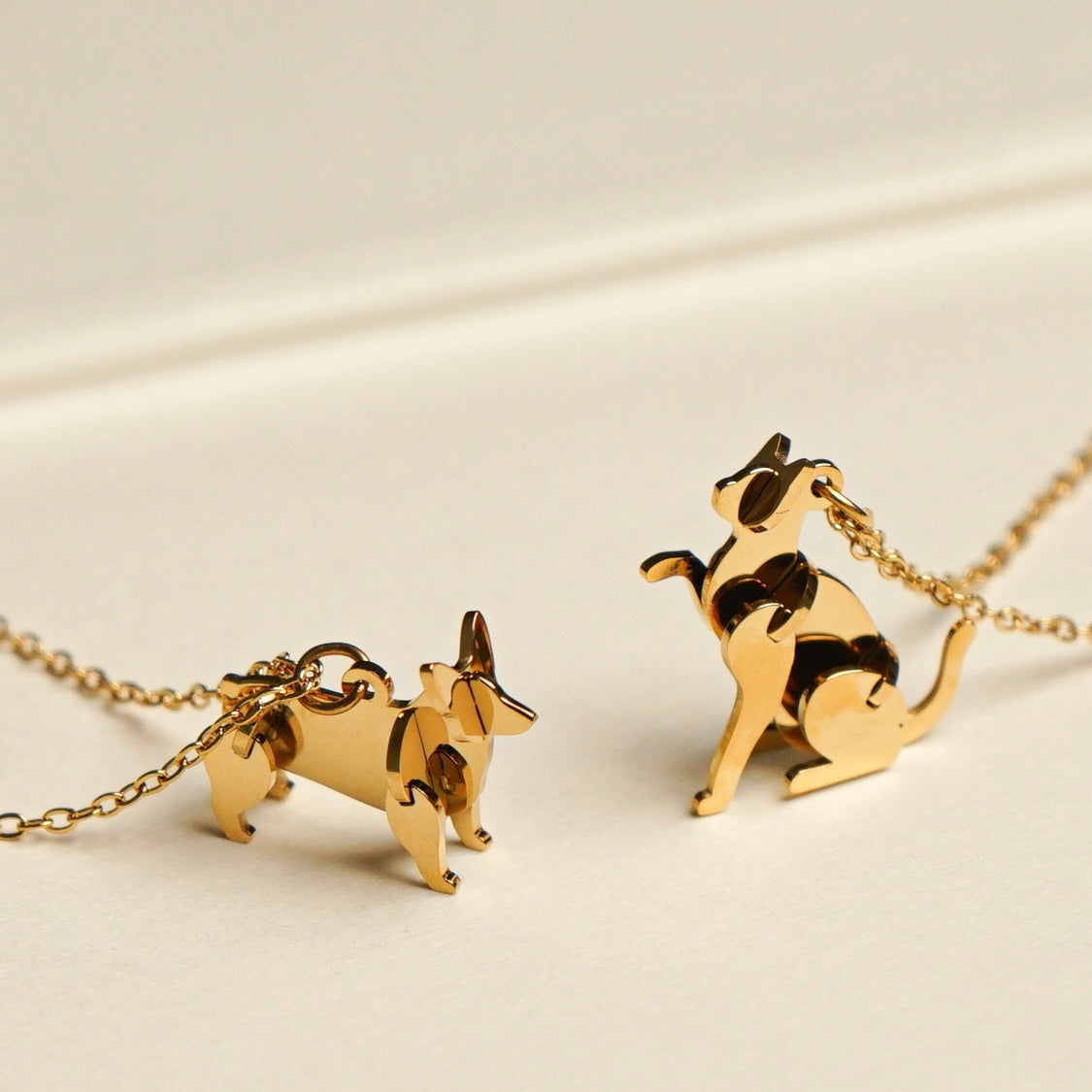 Emberly Cat Brick Necklace
