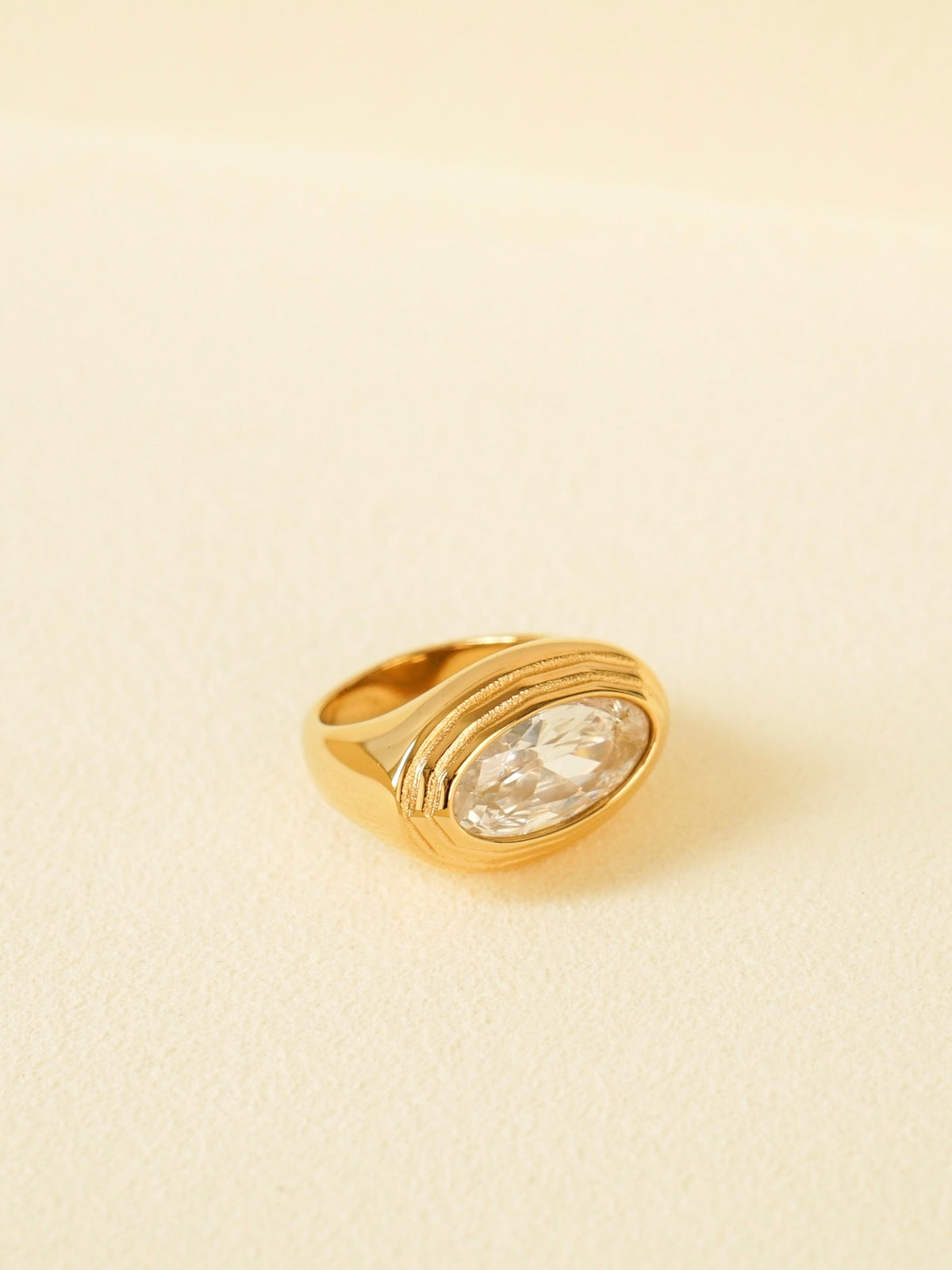 Karina Chunky Solitaire Ring