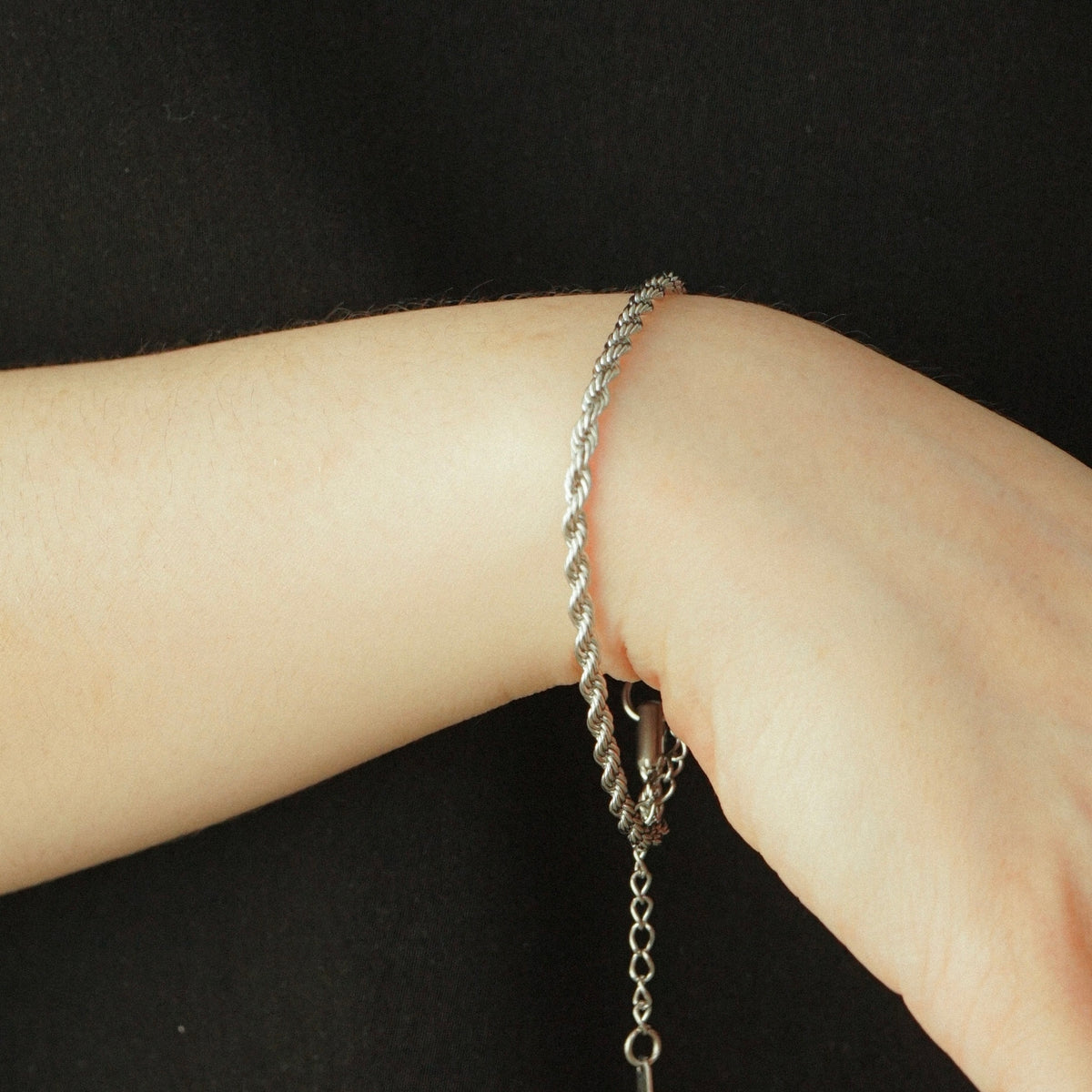 Rope Chain Bracelet (Silver)
