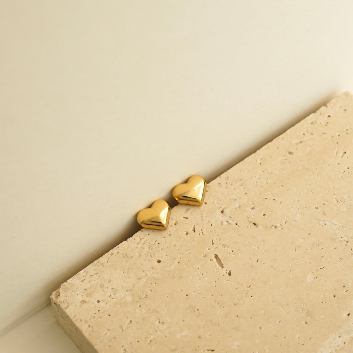 Karla Heart Stud Earrings