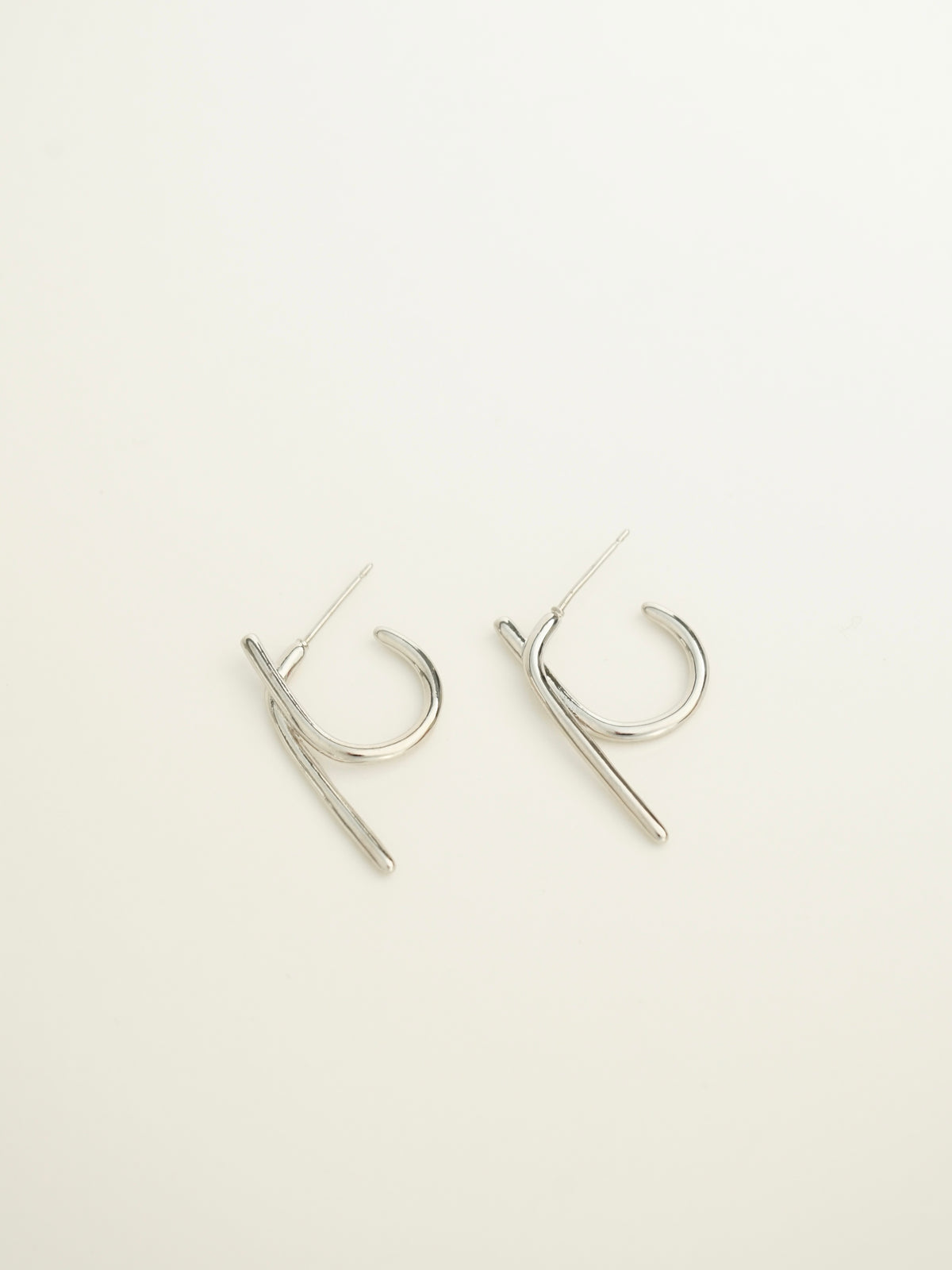 Undine Deformed Hoop Earrings