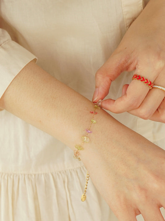 Vivianne Pastel Crystal Bracelet