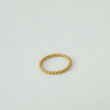 Hosanna Beaded Stack Ring (Gold)
