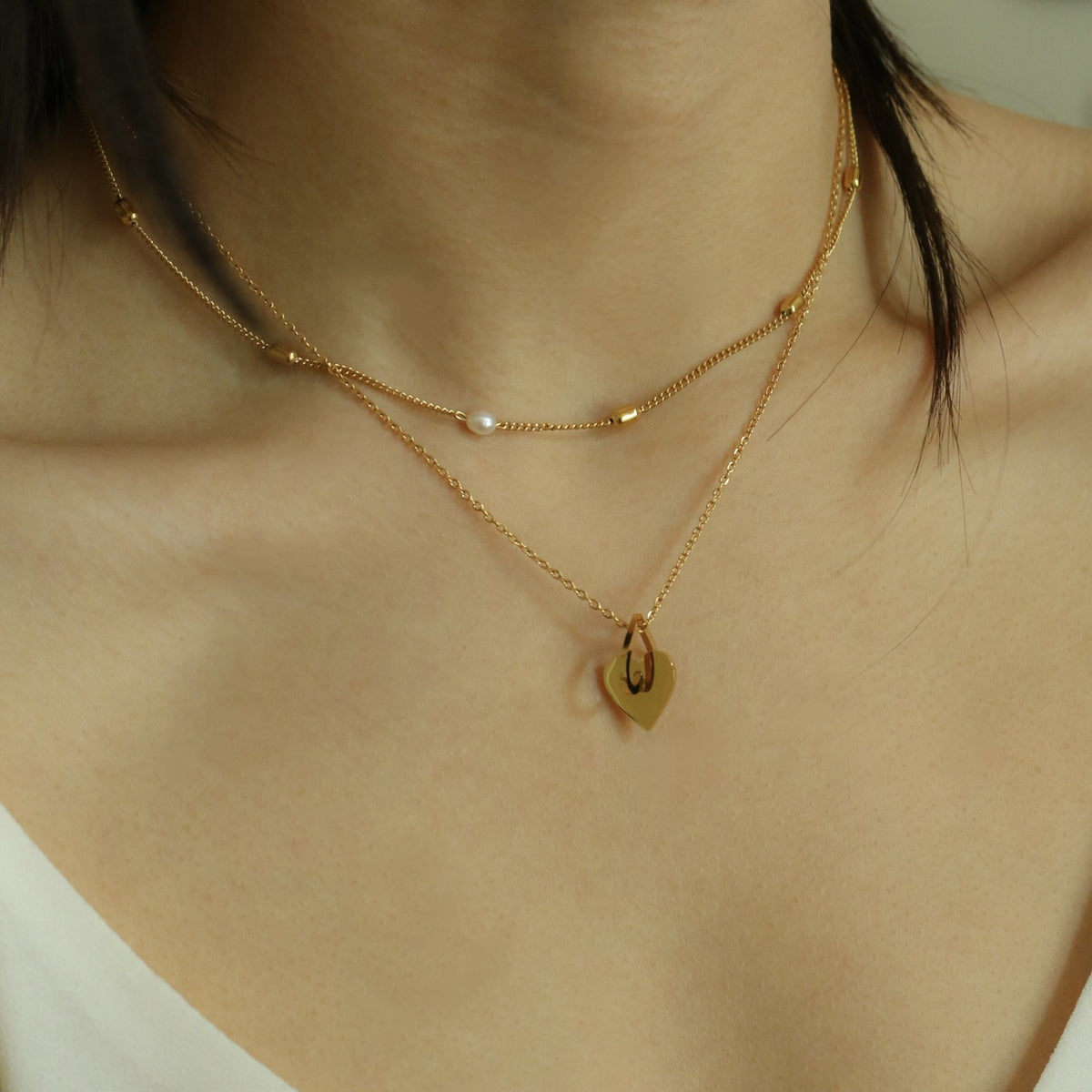 Penny Pearl Necklace