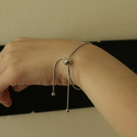 Mackenzie Adjustable Bracelet (Silver)