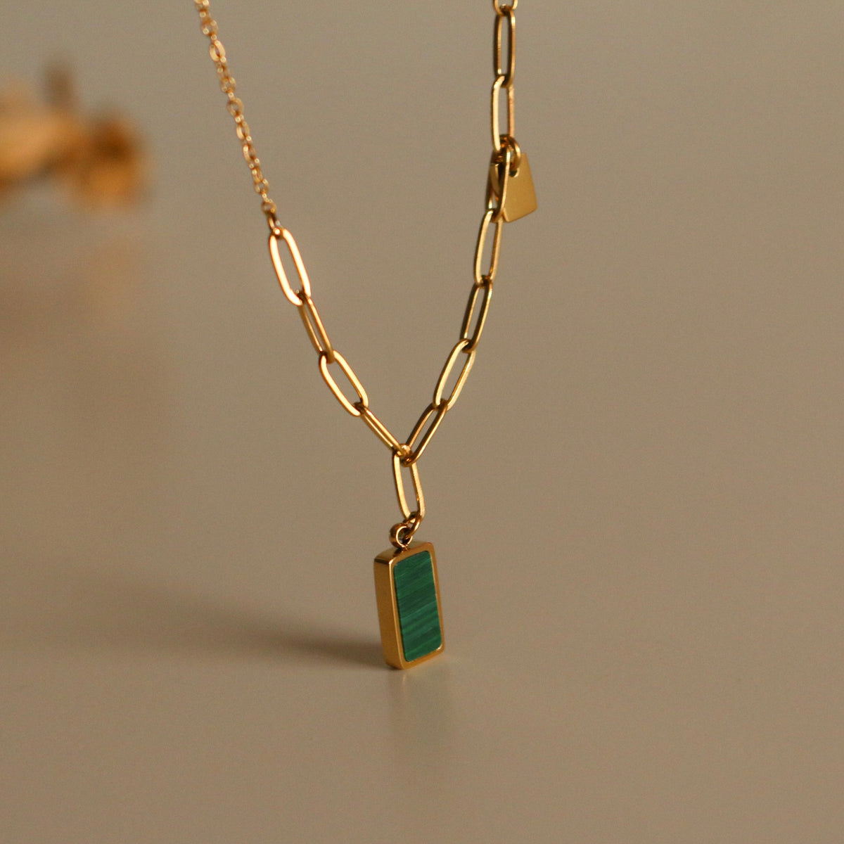 Una Malachite Necklace