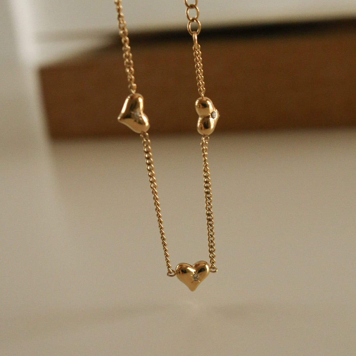 Treasure Heart Bracelet (Gold)