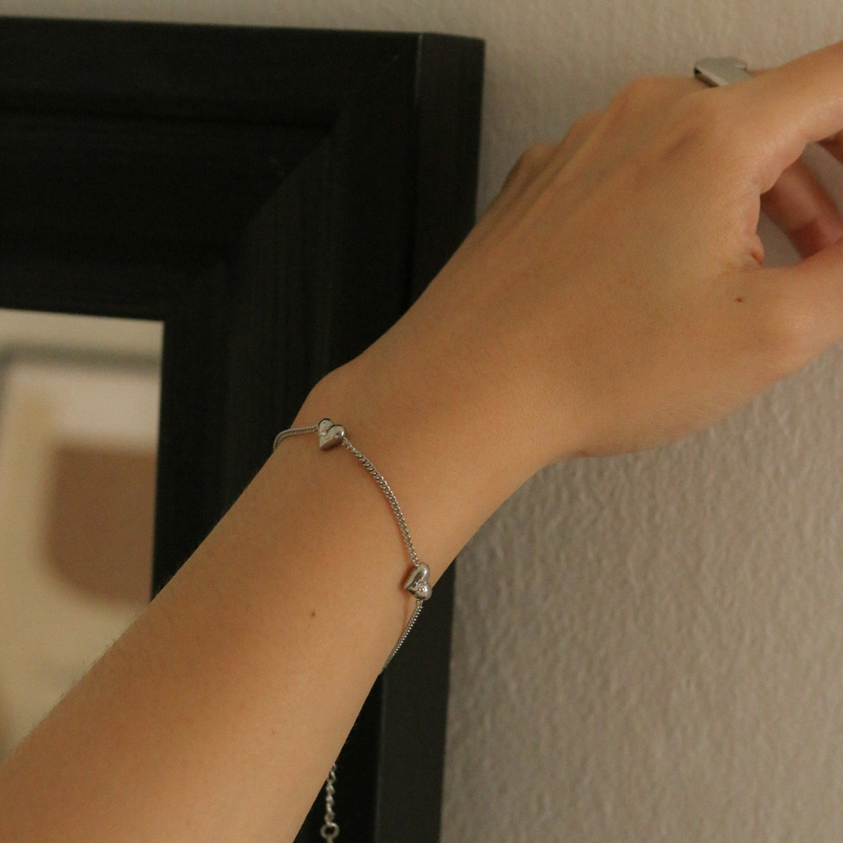 Treasure Heart Bracelet (Silver)