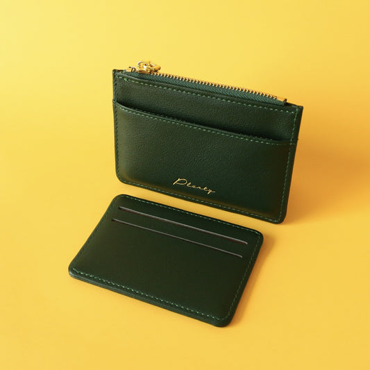 Plenty Duo Card Holder (Dark Green)