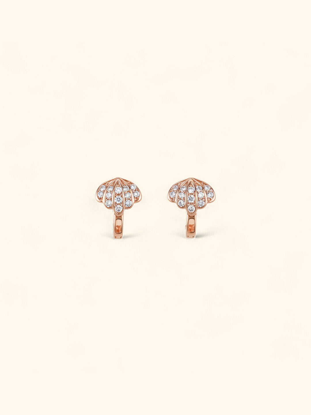 Alessia Seashell Huggie Earrings