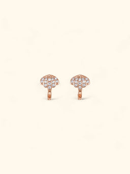 Alessia Seashell Huggie Earrings