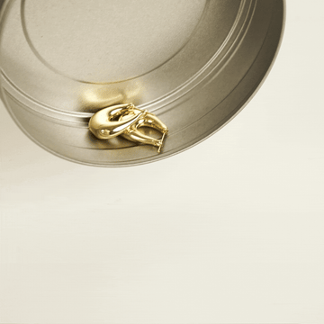 Quimby Chunky Hoop Earrings (Gold)