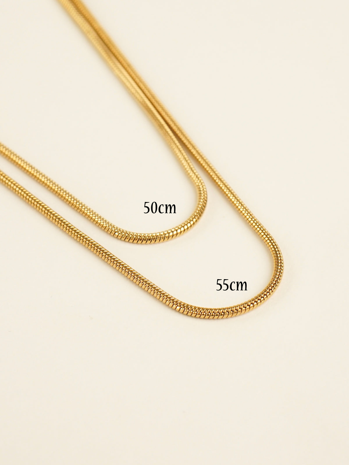 Cooper Classic Snake Chain Necklace (Gold)