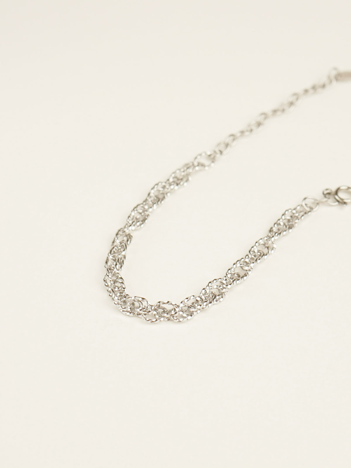 Fraidy Interlinked Chain Bracelet (Silver)