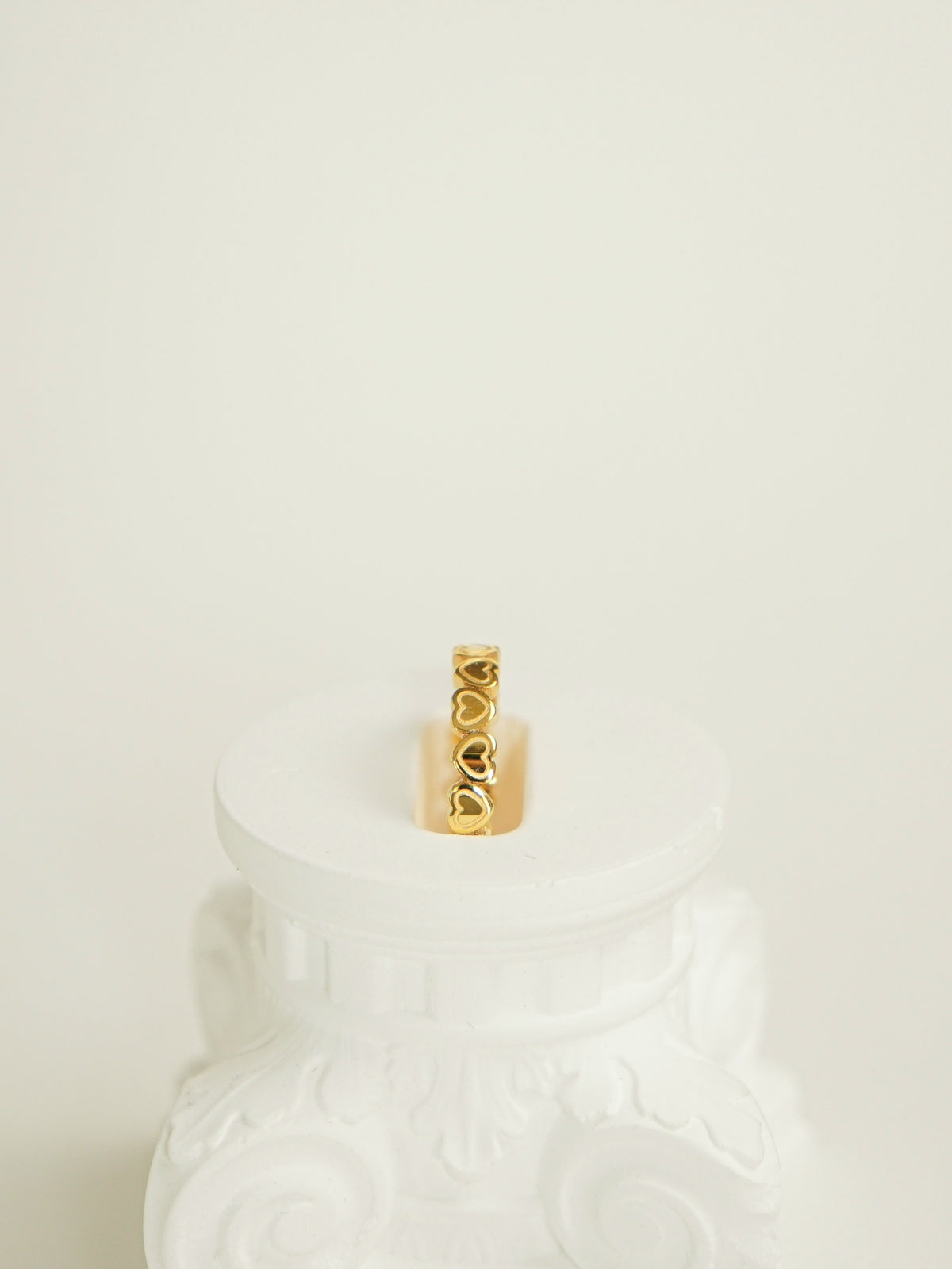 Elsa Eternity Heart Band Ring