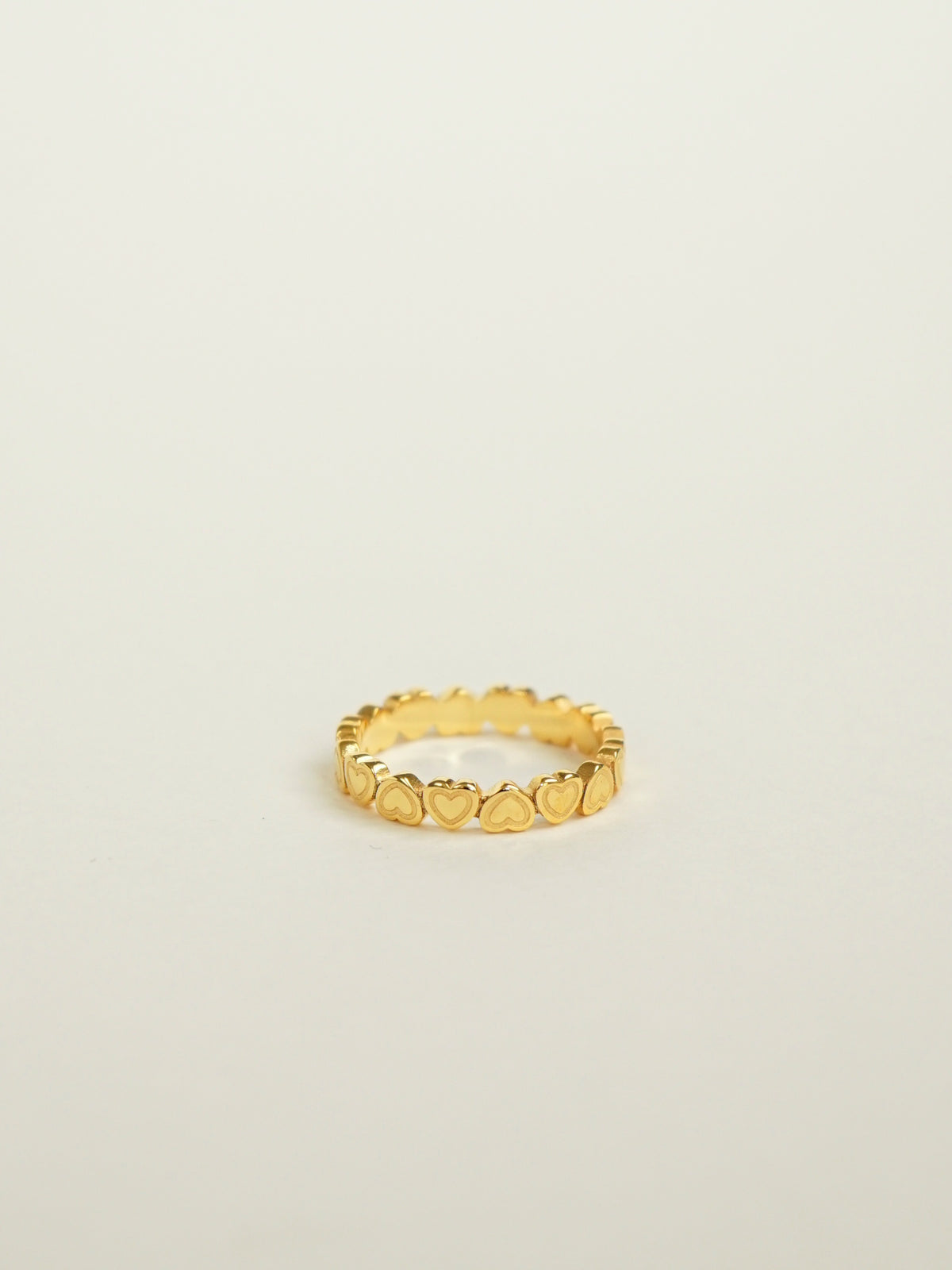 Elsa Eternity Heart Band Ring