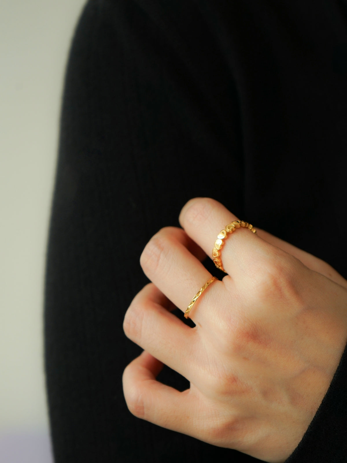 Elsa Eternity Heart Band Ring