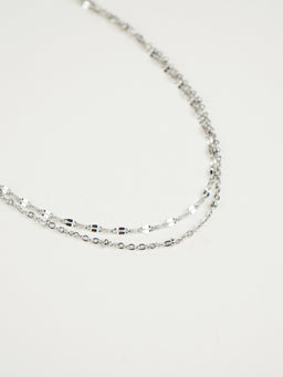Amaya Layered Anklet (Silver)