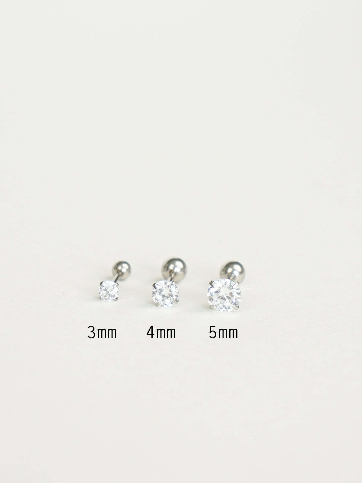 Talia Barbell Earring (Silver)