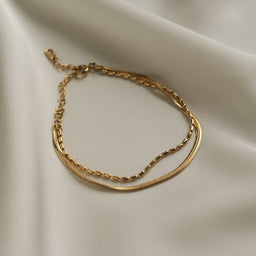 Lila Layered Bracelet (Gold)