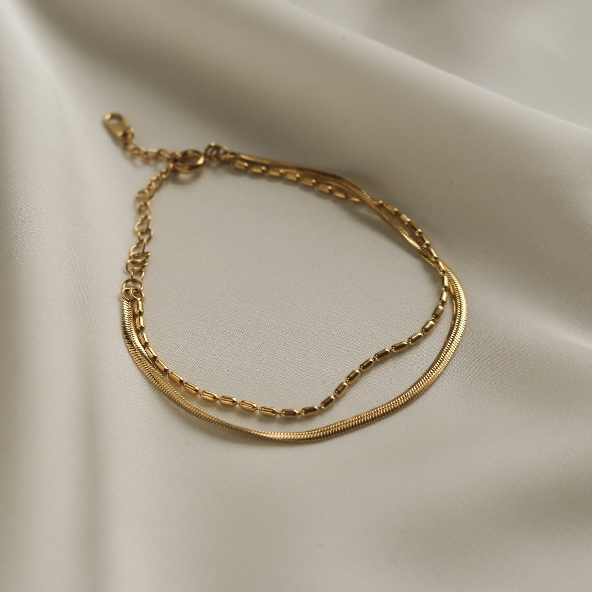 Lila Layered Bracelet (Gold)