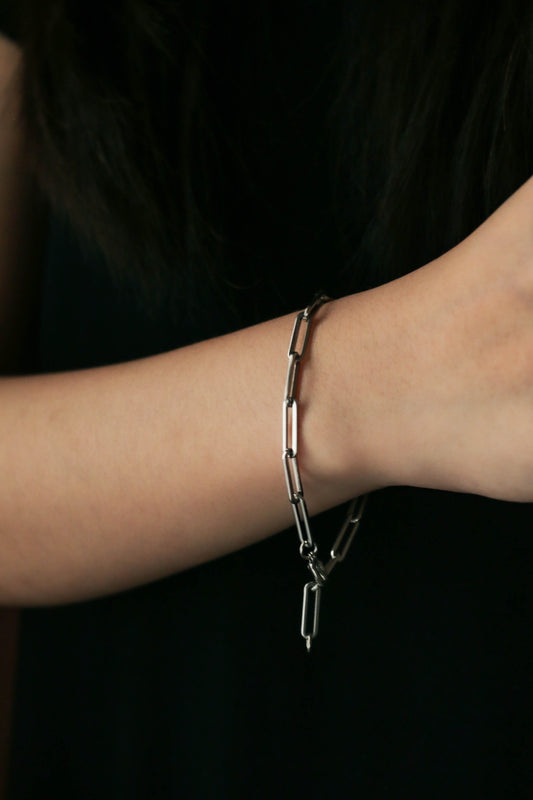 Hayden Chain Link Bracelet (Silver)