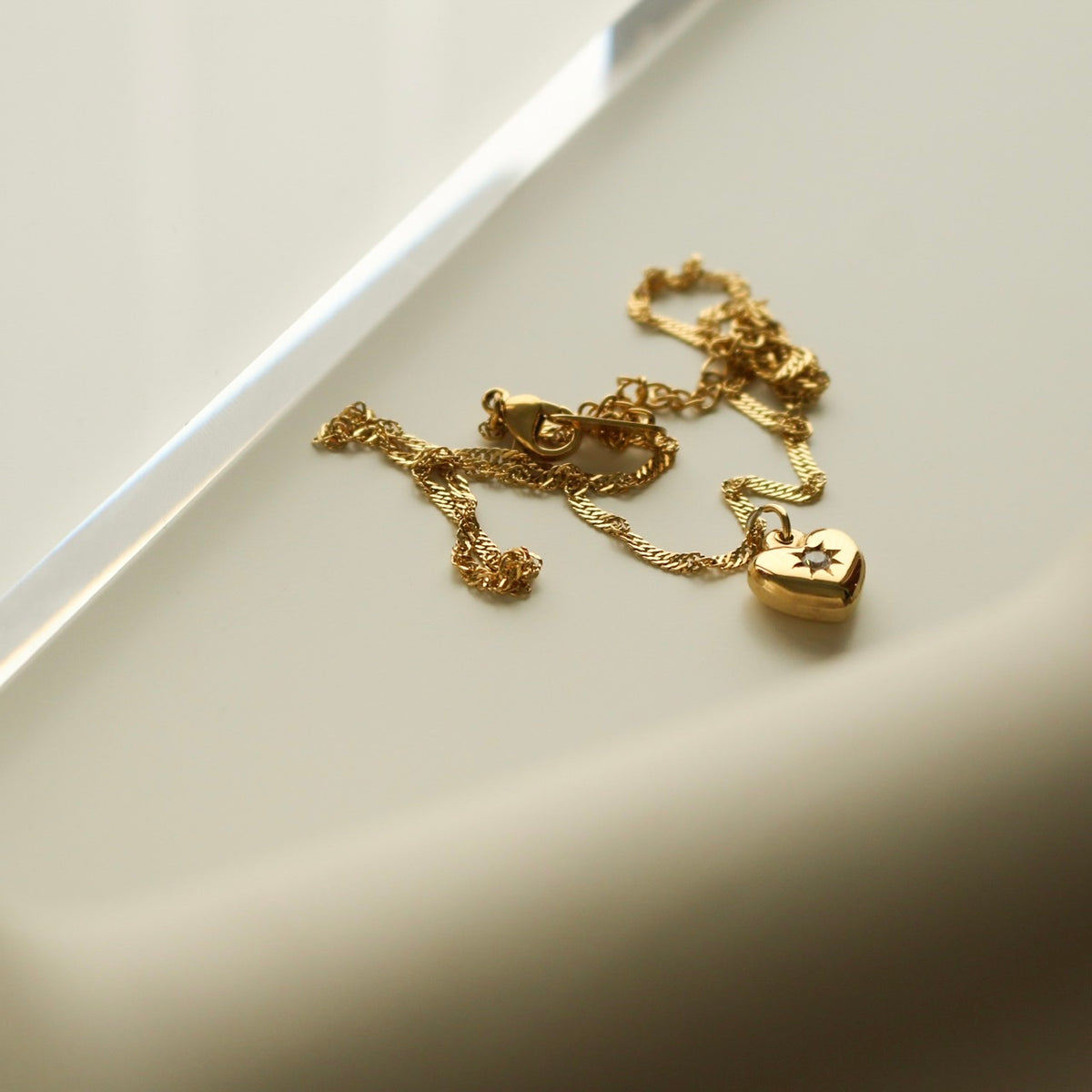 Poppy Heart Necklace