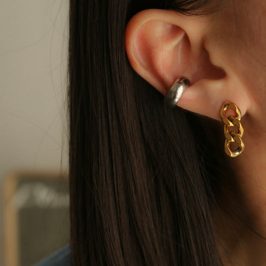 Dalia Chain Earrings (Gold)