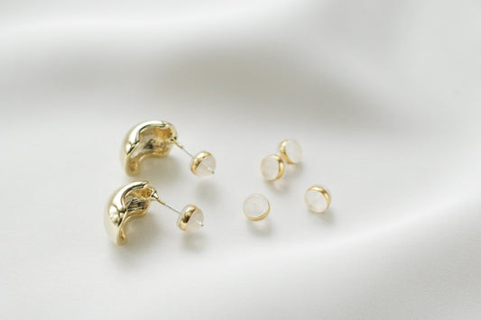 Earring Backs (Gold) 3 Pairs/Set